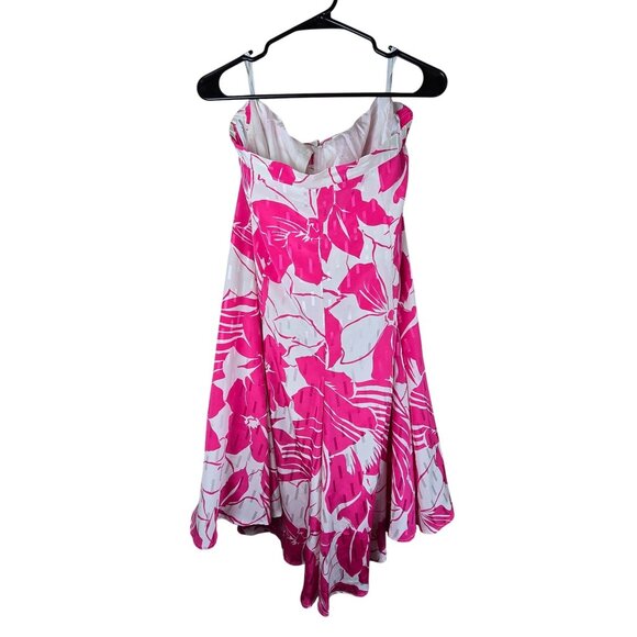 Vintage Givenchy En Plus Pink & White Floral Skirt Set M/L Cruise Beach Summer - Picture 13 of 16